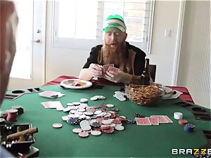 Sarah Jessie fucking her husbands poker buddy