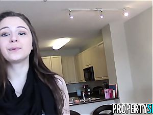 young real estate agent bj's fuckpole in public